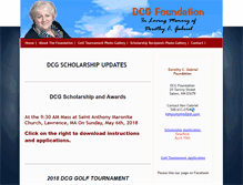 Tablet Screenshot of dcgfoundation.com